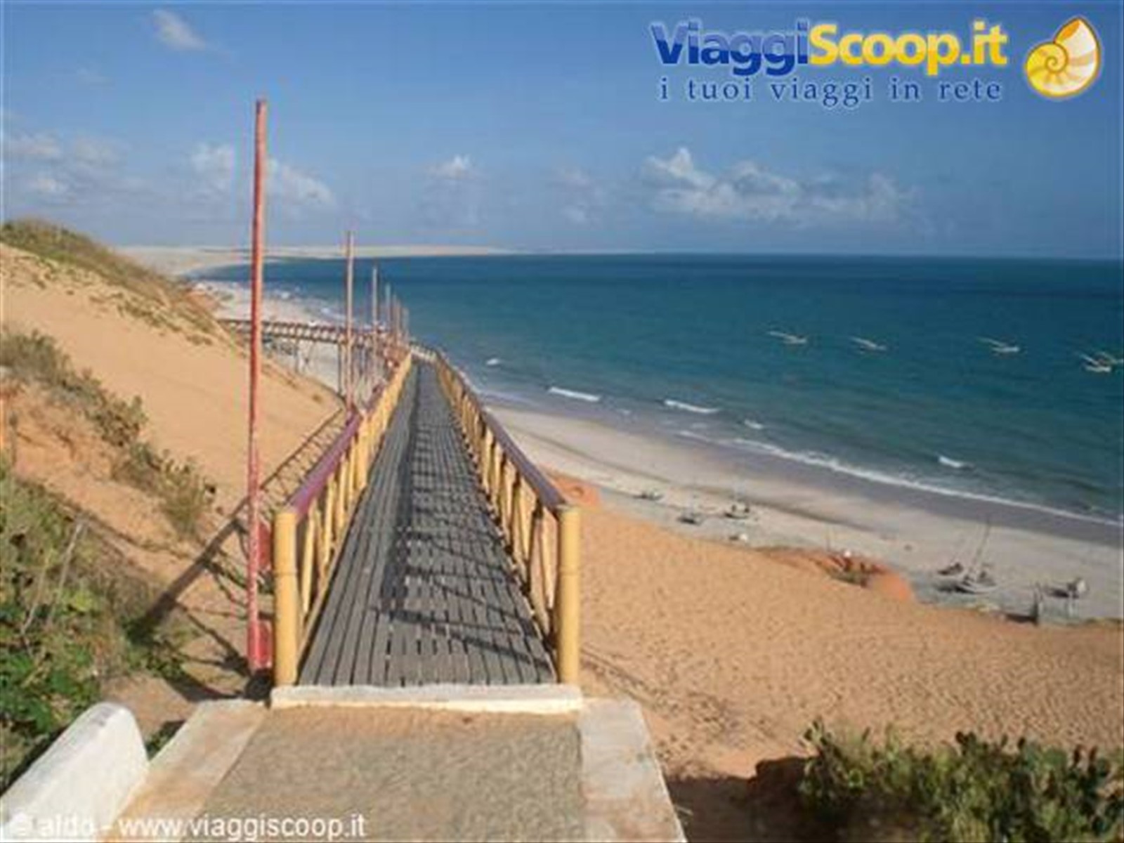 canoa quebrada vista dalla passerella