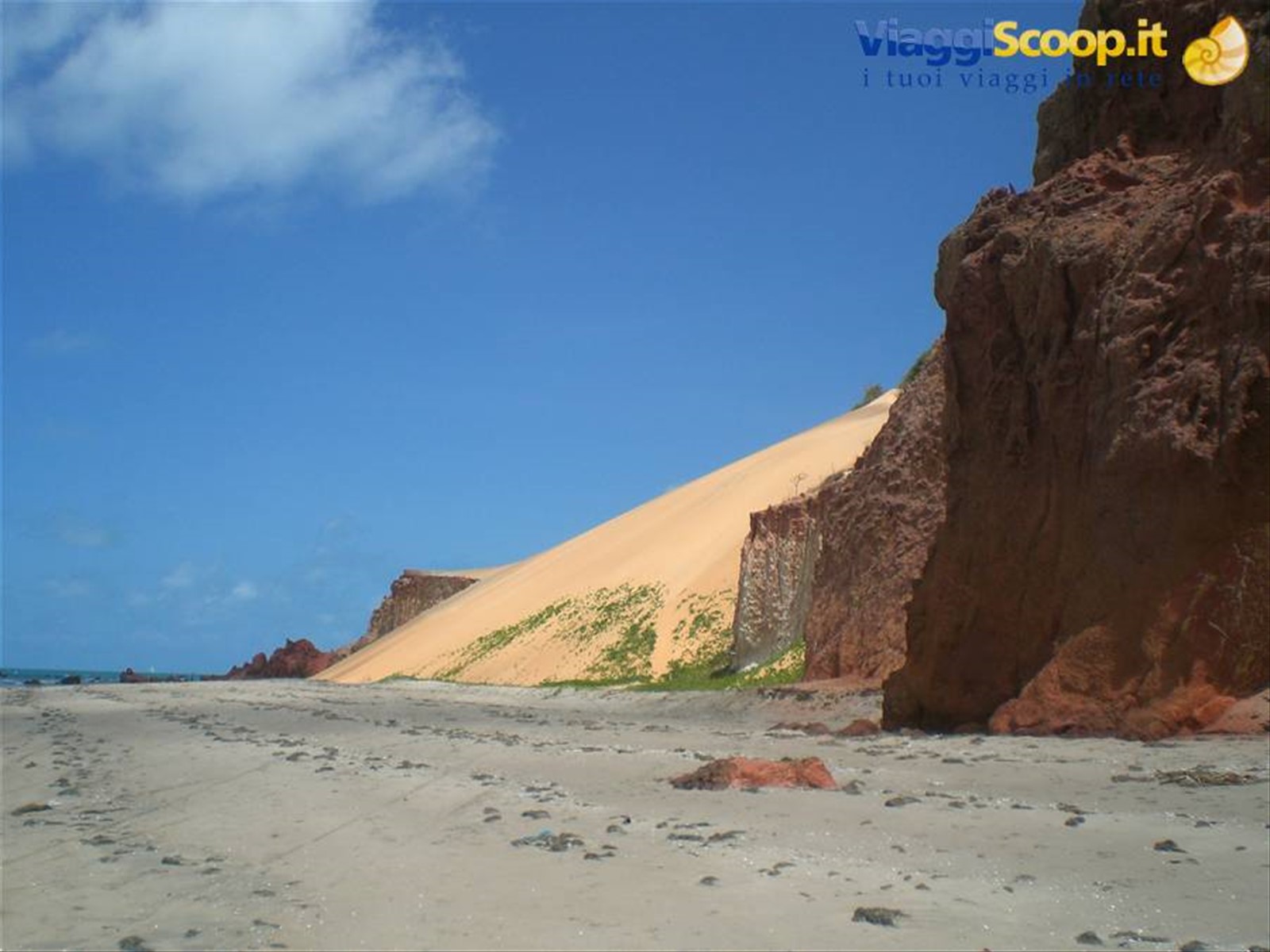 Dune di sabbia arancione