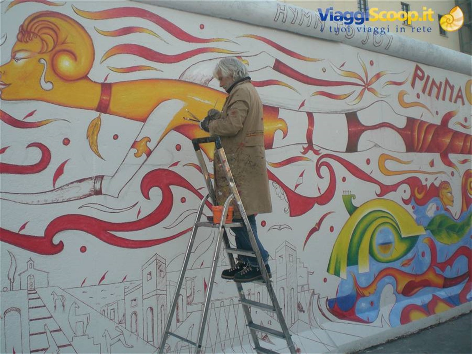 Dipingendo il muro