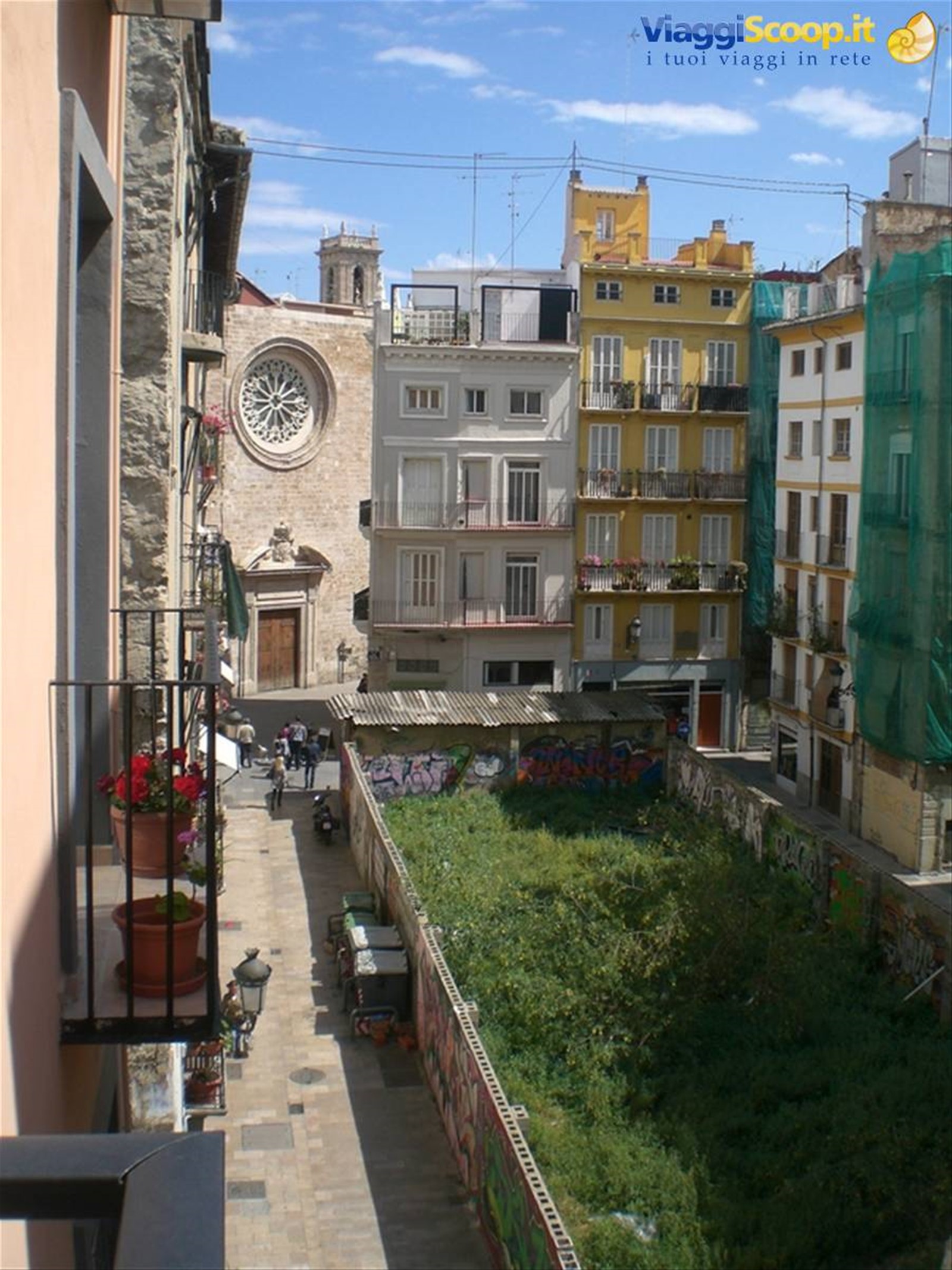 vista dall'hotel