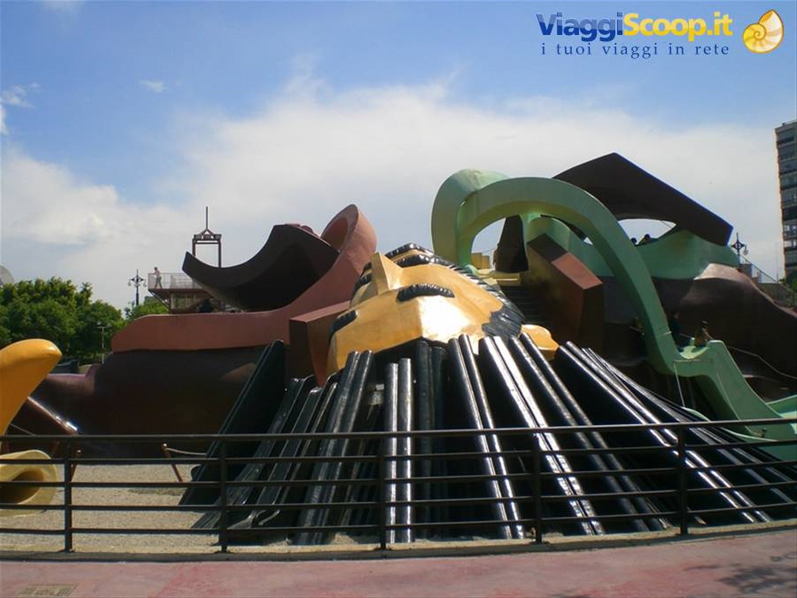 Parco bimbi Gulliver nel fiume Turia