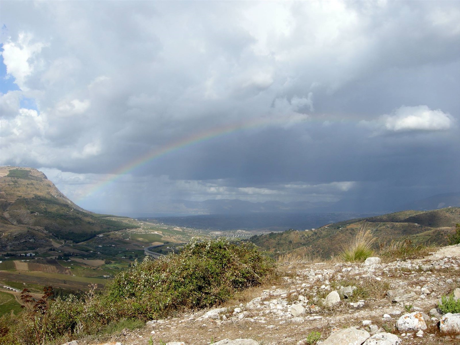 Segesta - Uno scorcio dall'alto dell'agorà