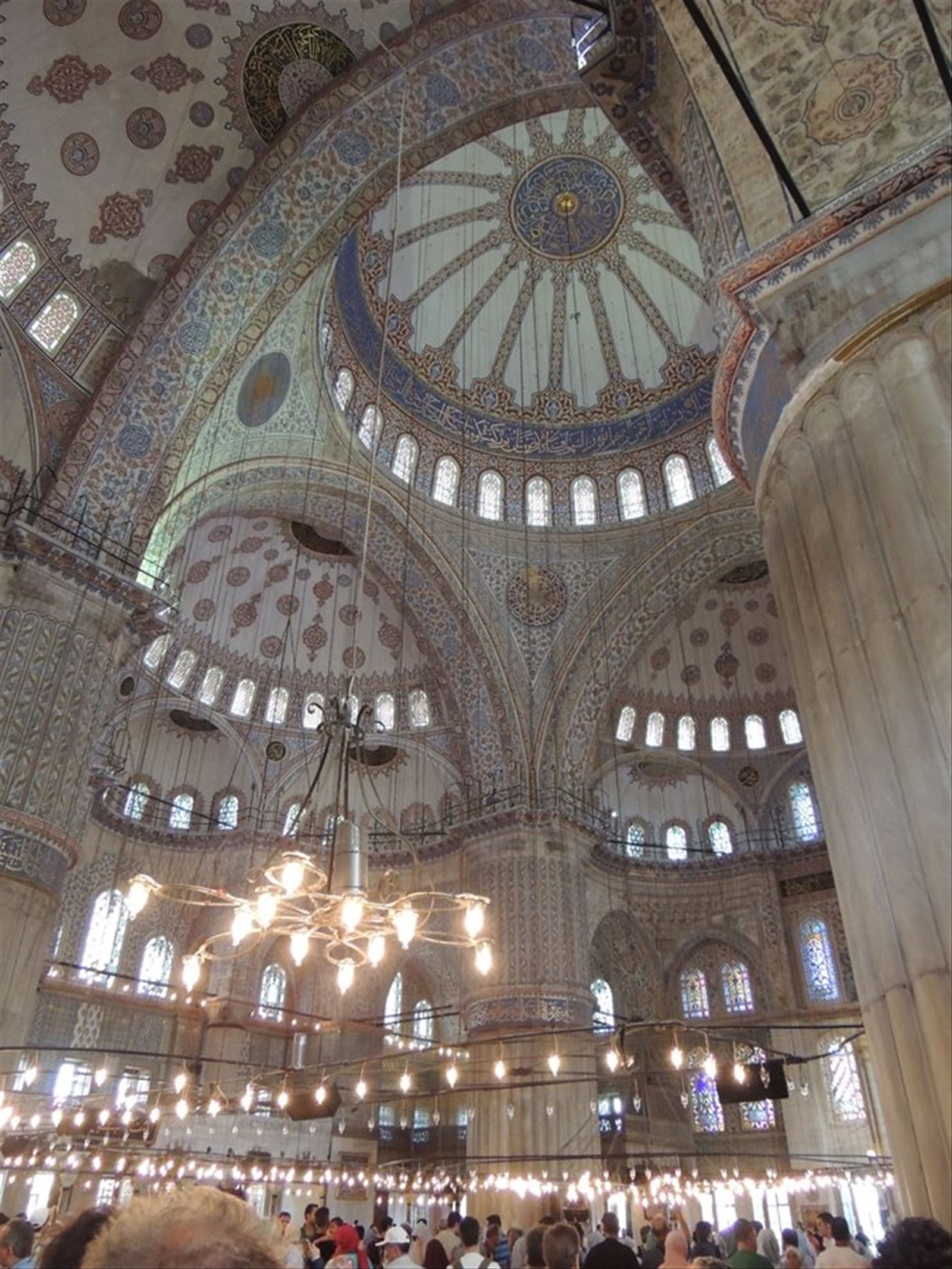 Istanbul - la Moschea Blu - interno