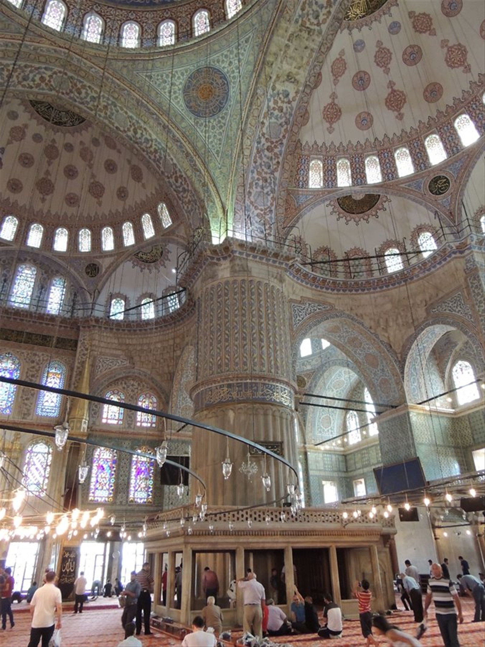 Istanbul - la Moschea Blu - interno