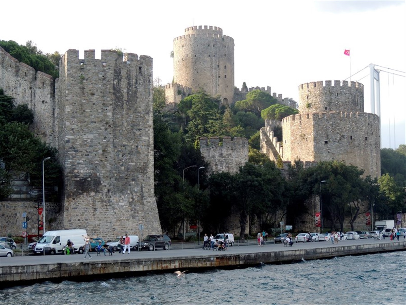 In battello sul Bosforo - la Fortezza d'Europa