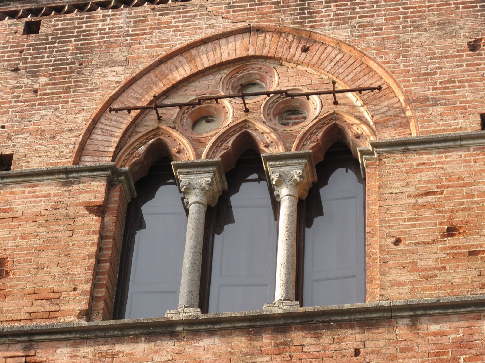 particolare del Castello di Brolio