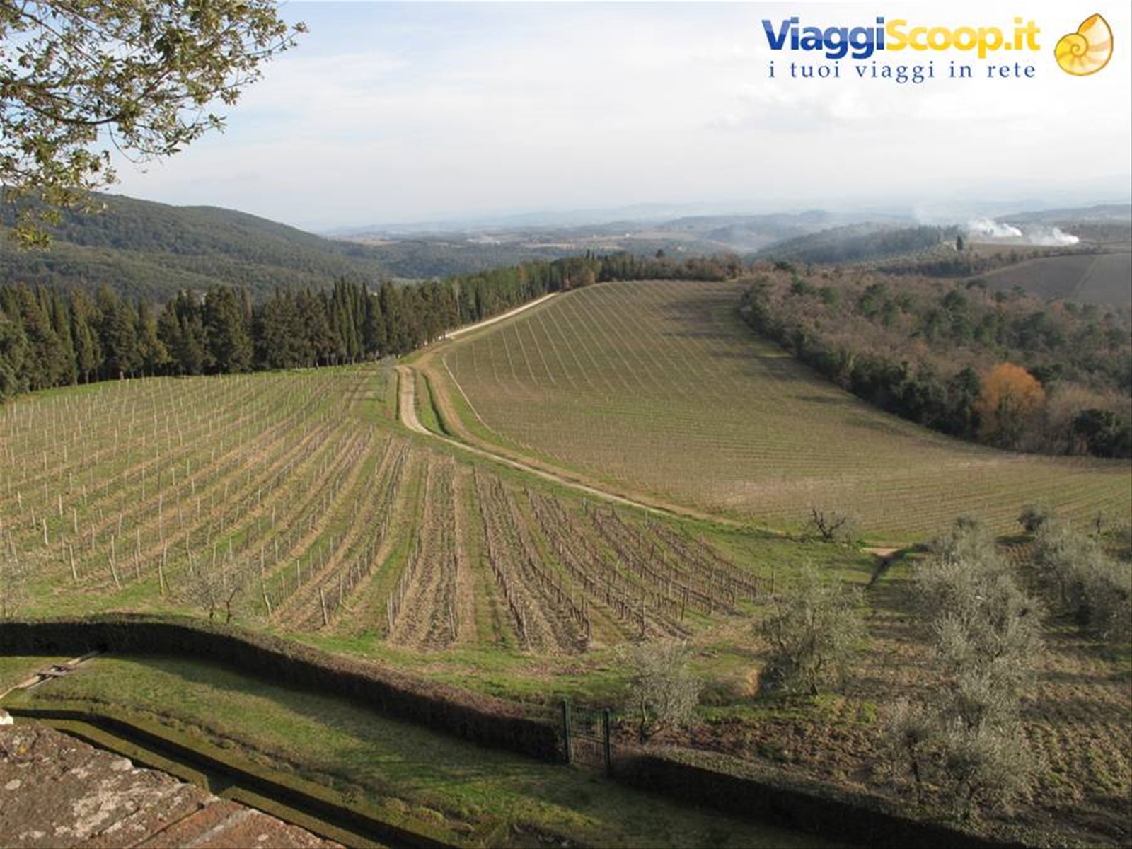 panorama dal castello di Brolio