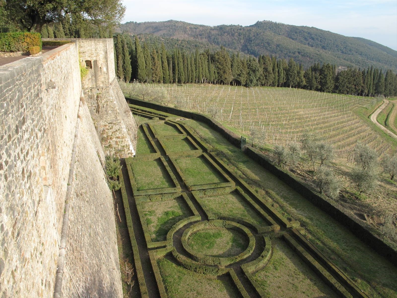 panorama dal castello di Brolio
