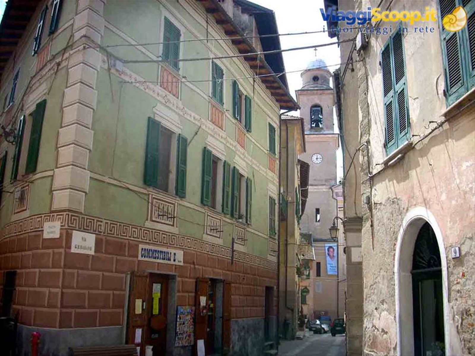 Nel centro storico di Sassello