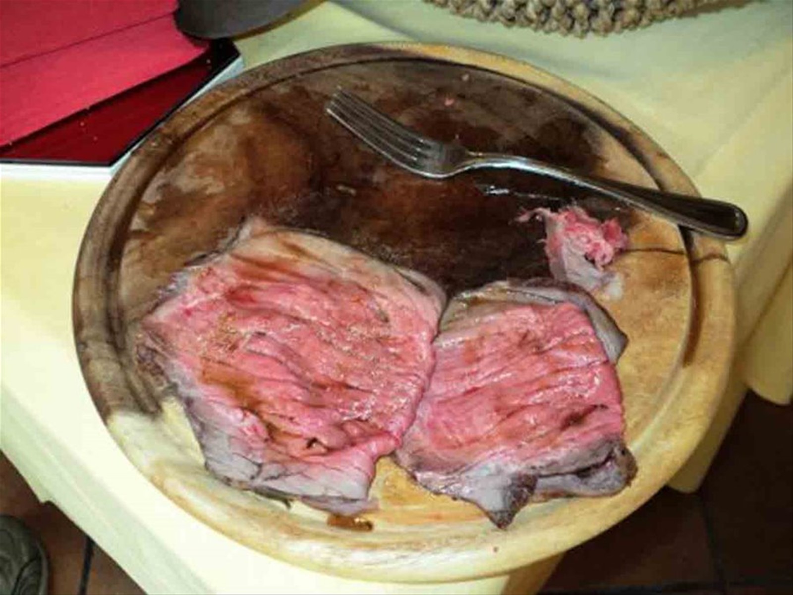 Un piatto di carne del Ristorante Ca' de Pitta