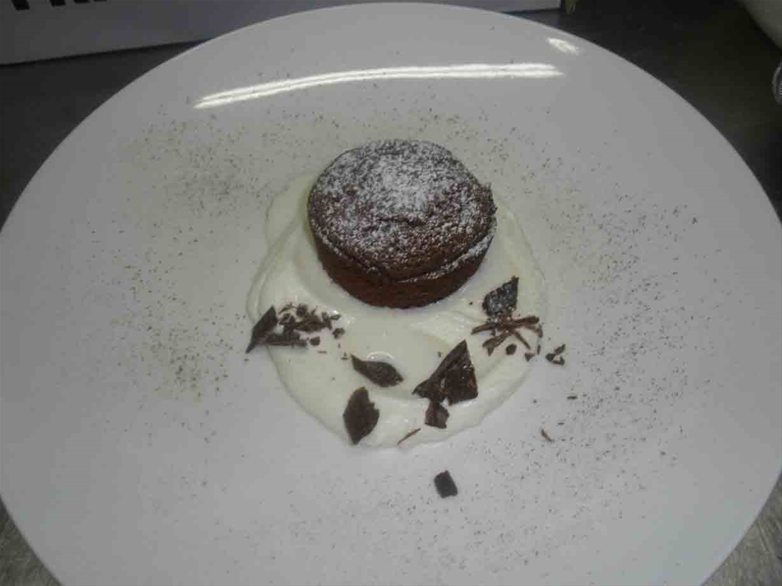 Uno sfizioso dolce della Trattoria La Casa di Bacco