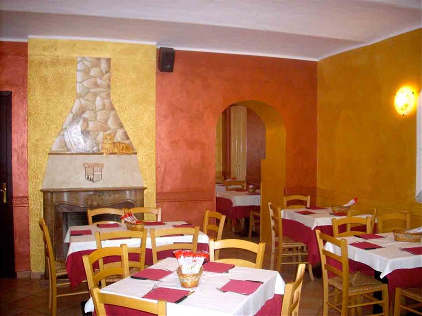 Nelle sale del Ristorante I Tre Gat