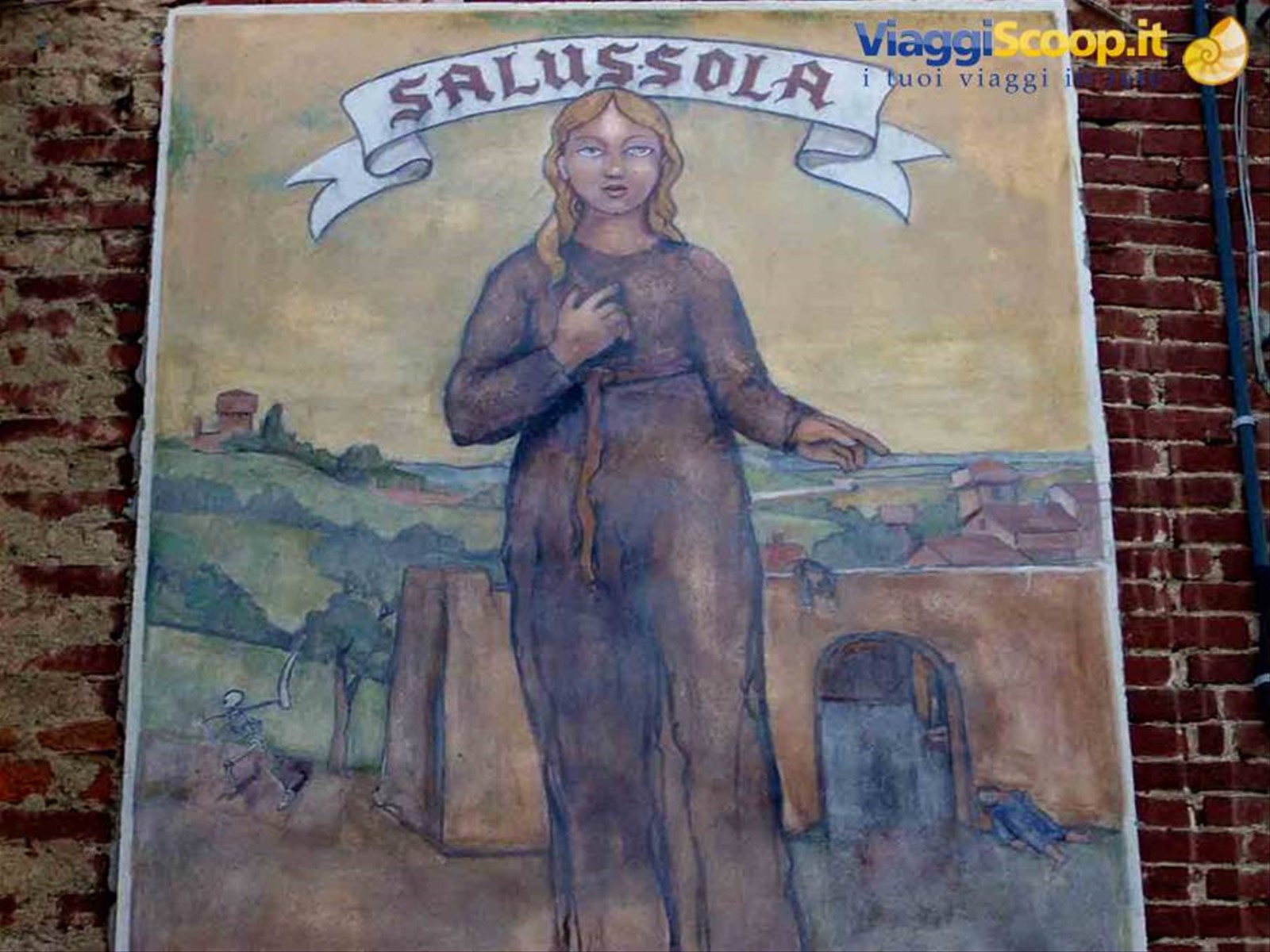 Un affresco a Salussola