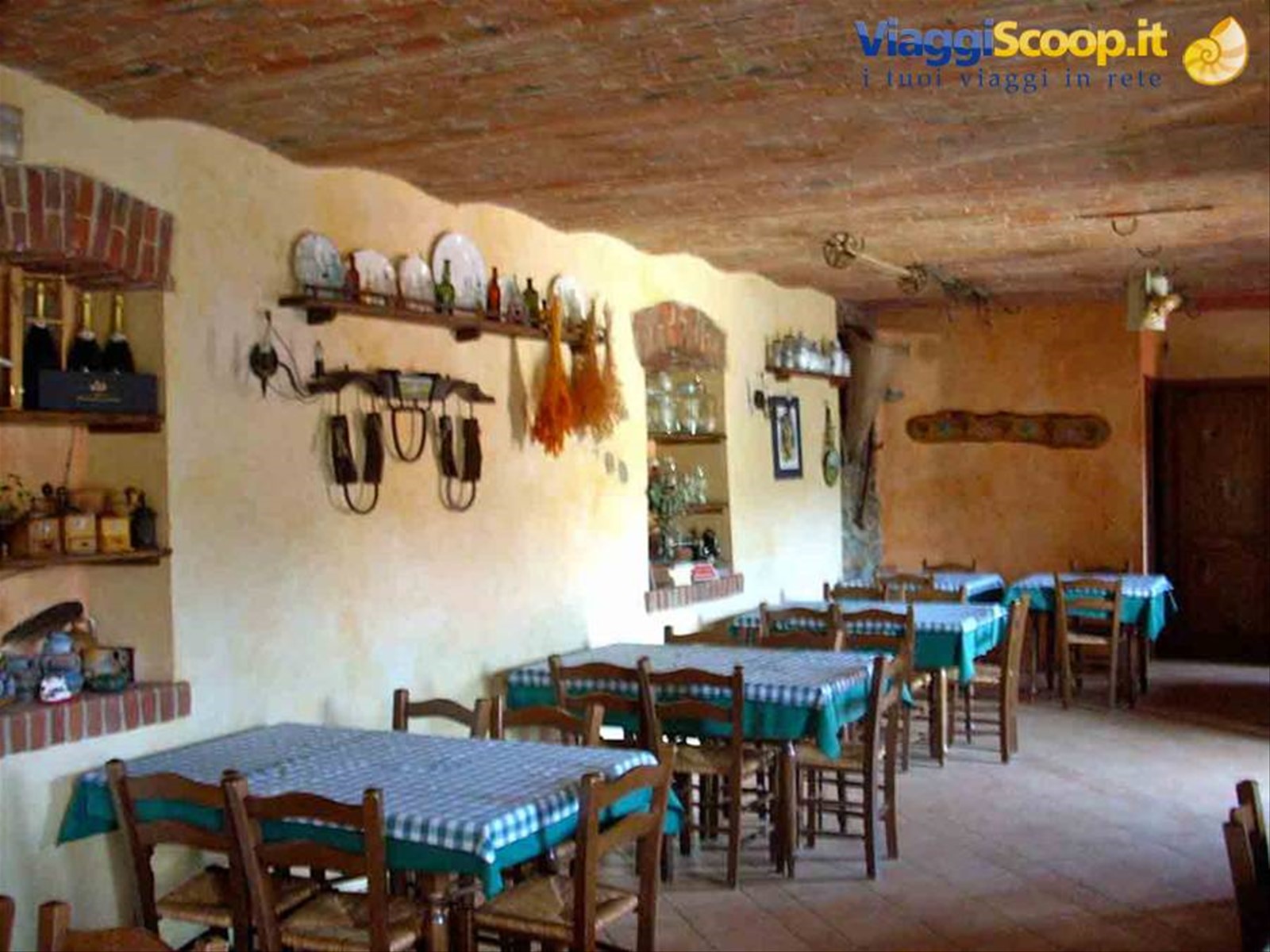 La sala dell'Agriturismo Gemma