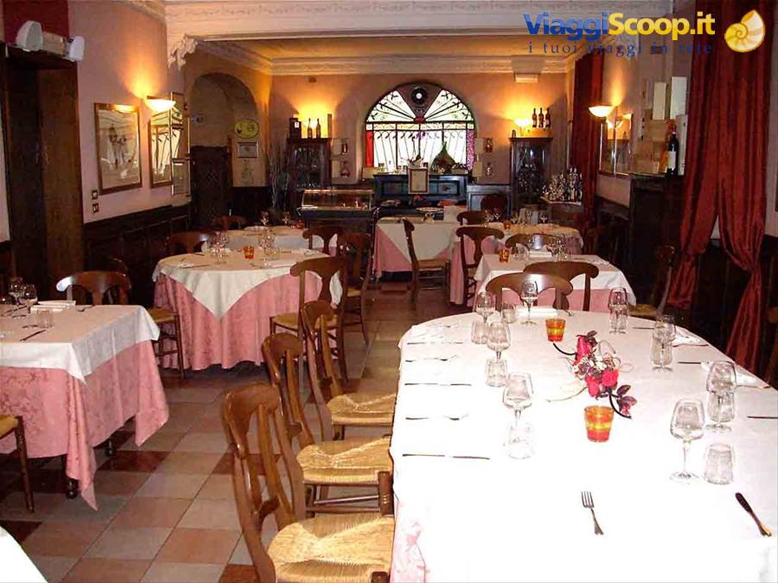 Nelle sale del Ristorante Il Cuuc