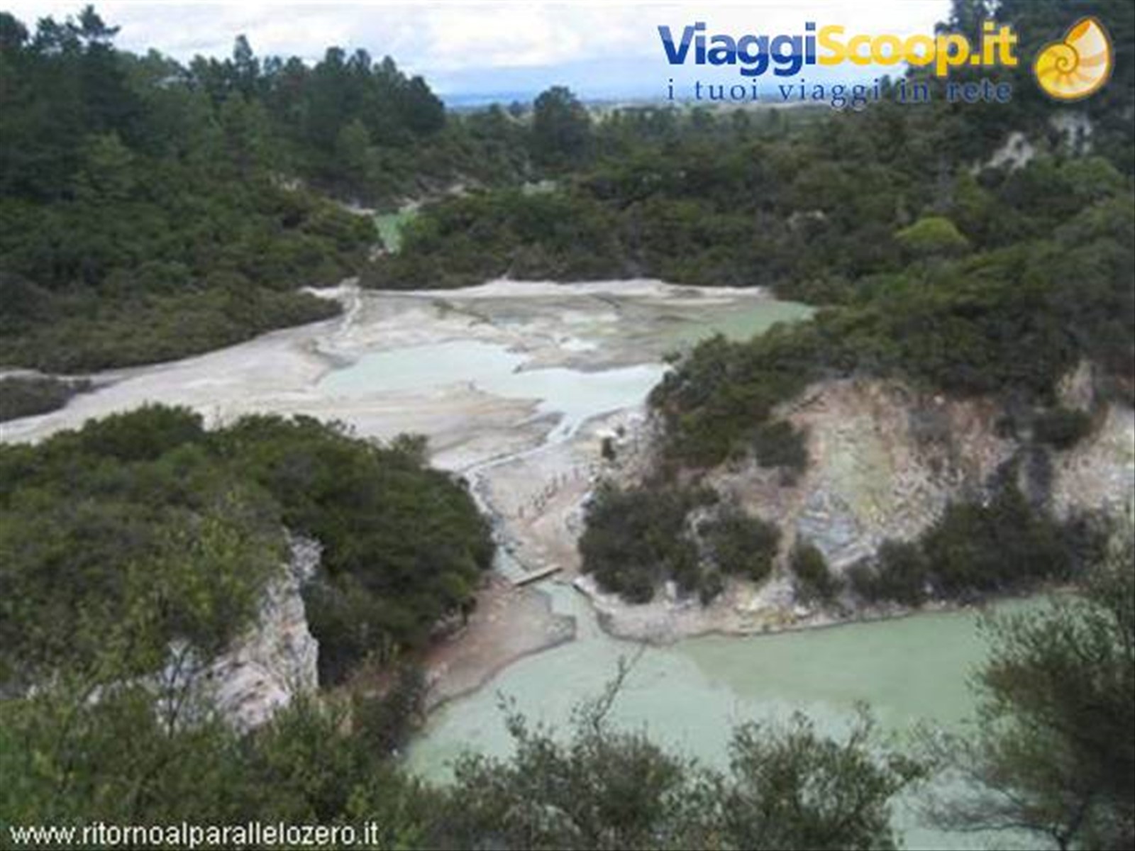 Tavolozza del pittore a Wai-o-tapu