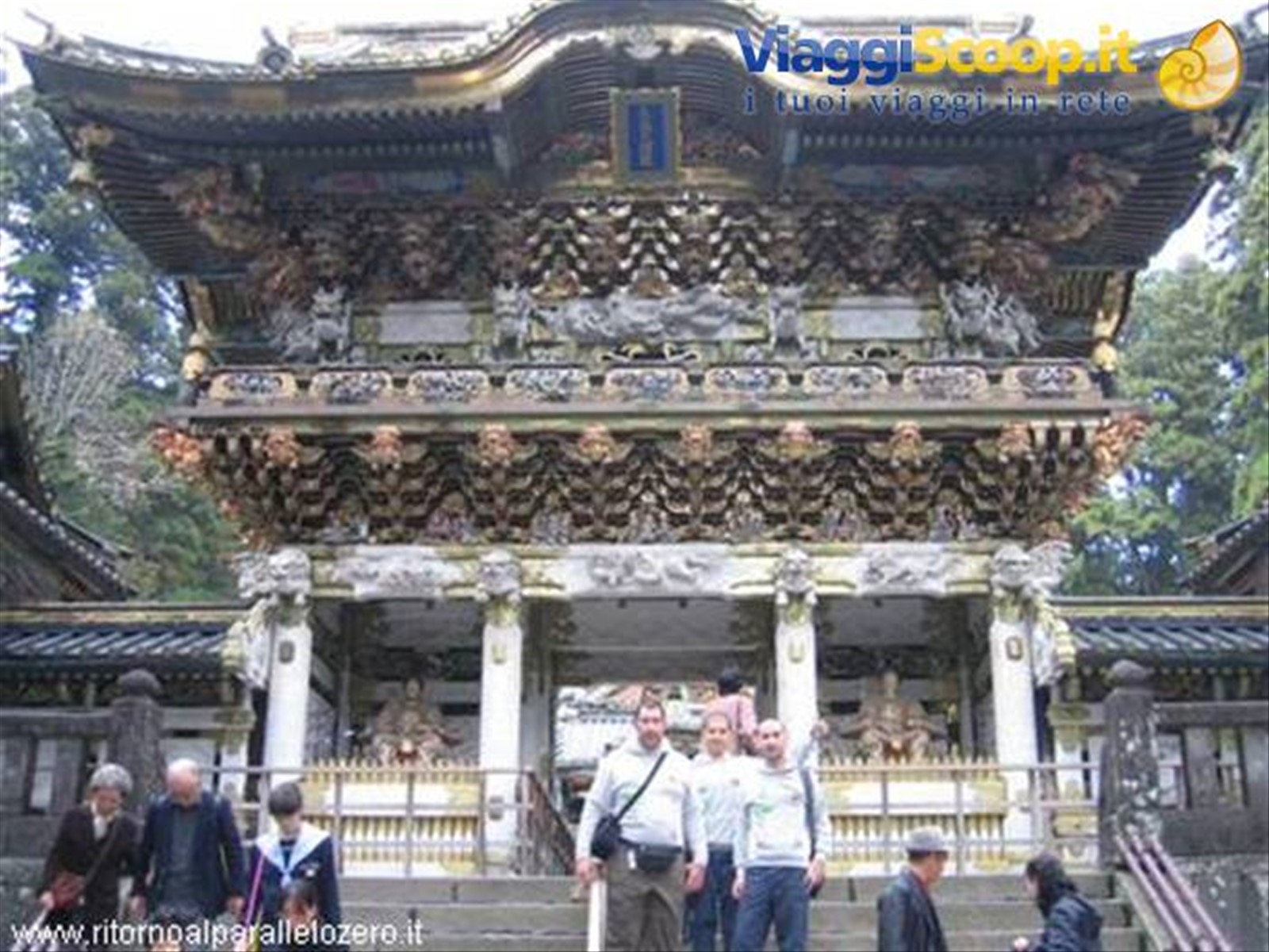 Noi al tempio di Nikko