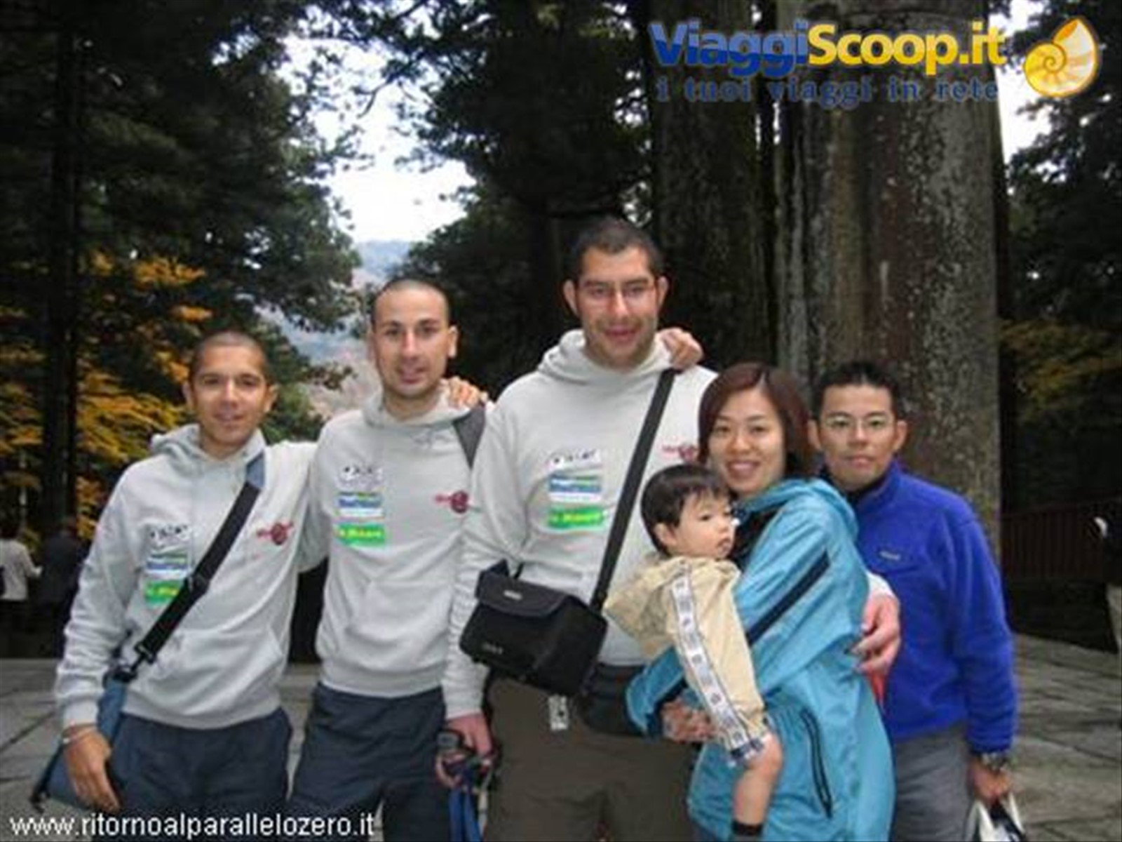 Famiglia felice italo-giapponese