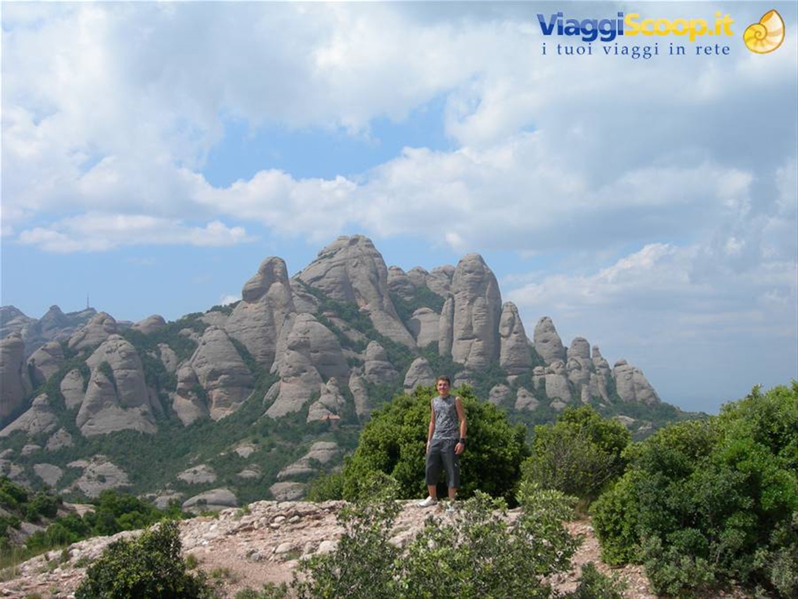 Vista dall'eremo dei Monaci Benedettini di Montserrat