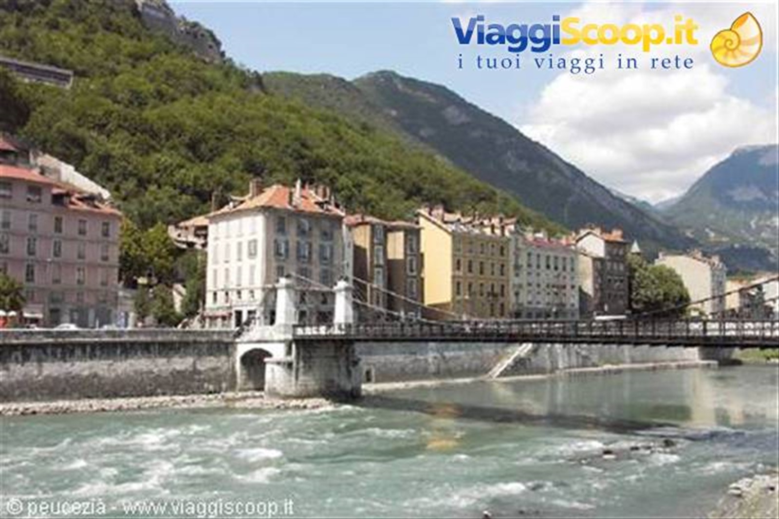 il fiume Isère a Grenoble