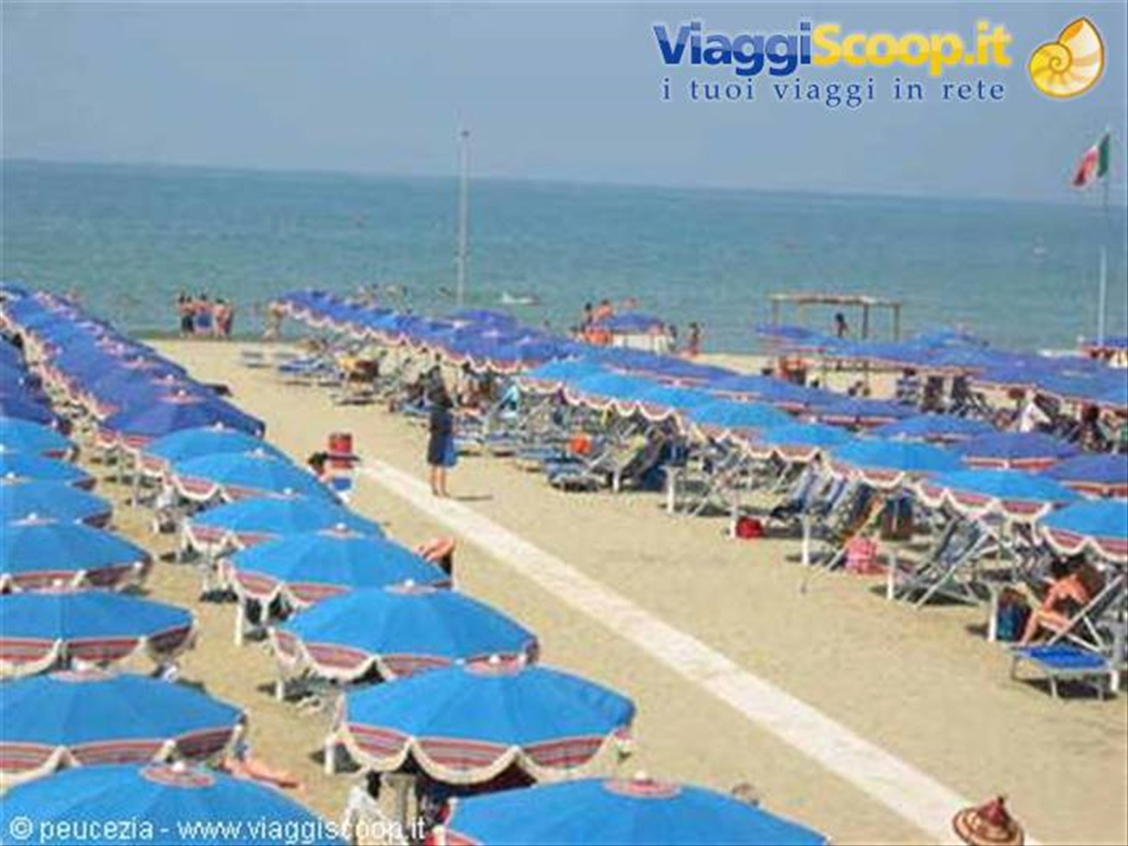 una spiaggia versiliana