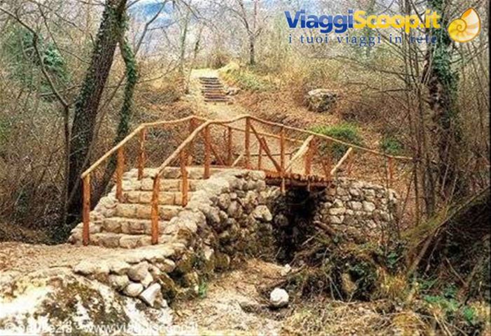 ponte nei pressi del santuario di san Gabriele