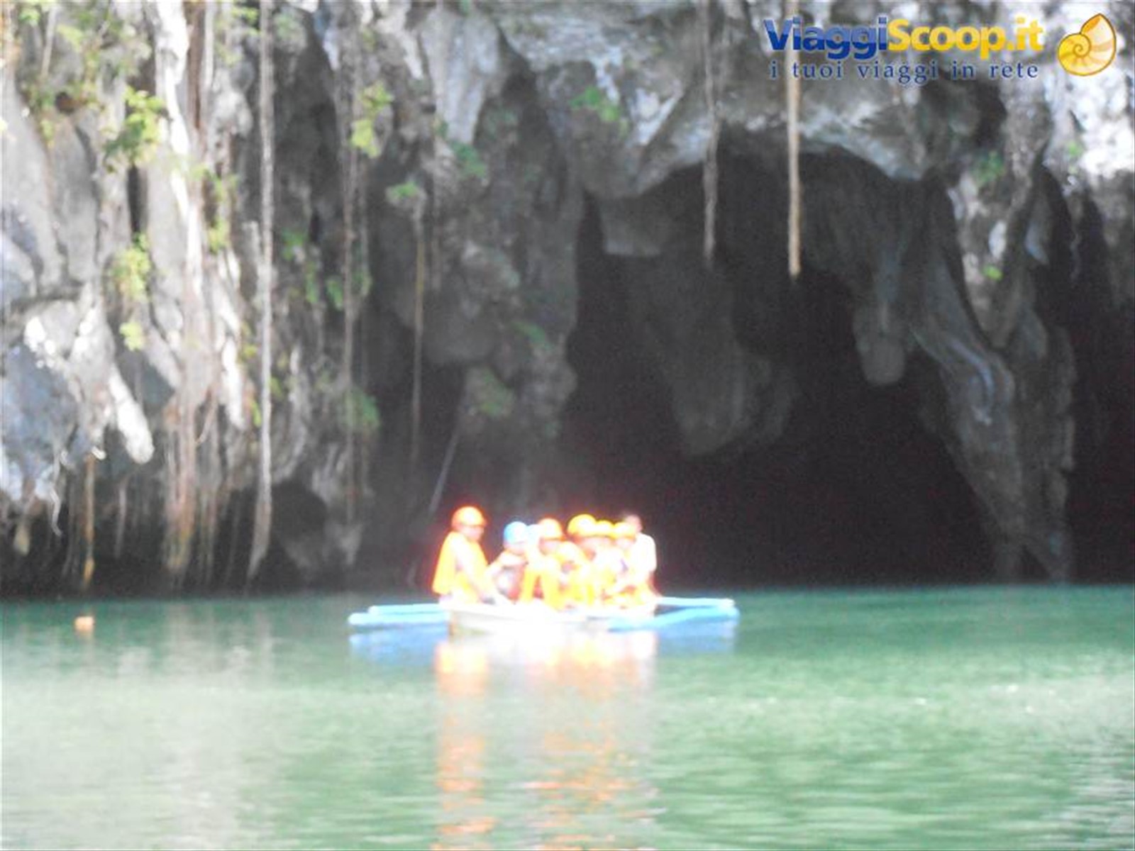 l'ingresso all'Underground river,isola di Palawan, Filippine