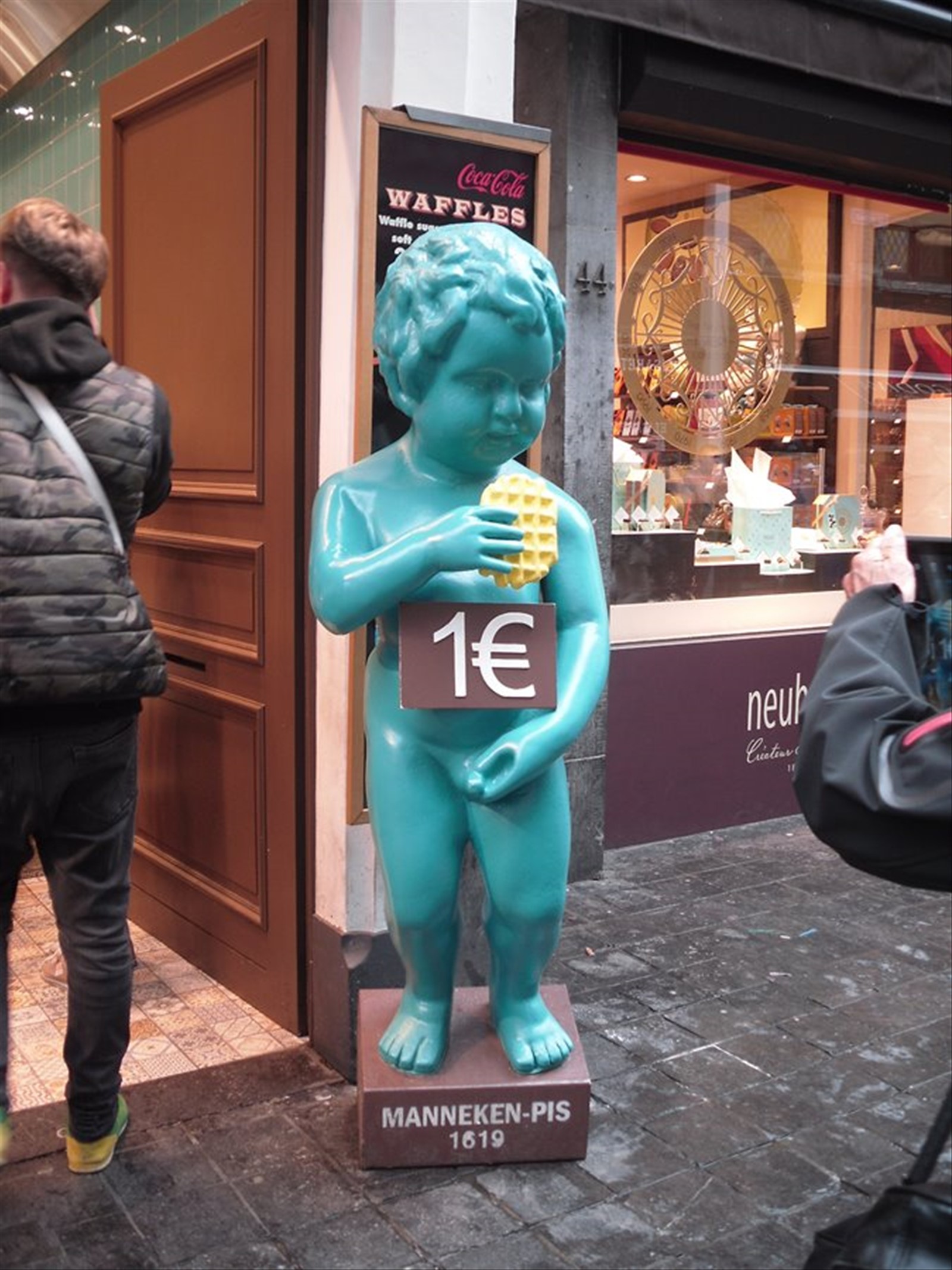 Manneken-pis riproduzione pubblicitaria