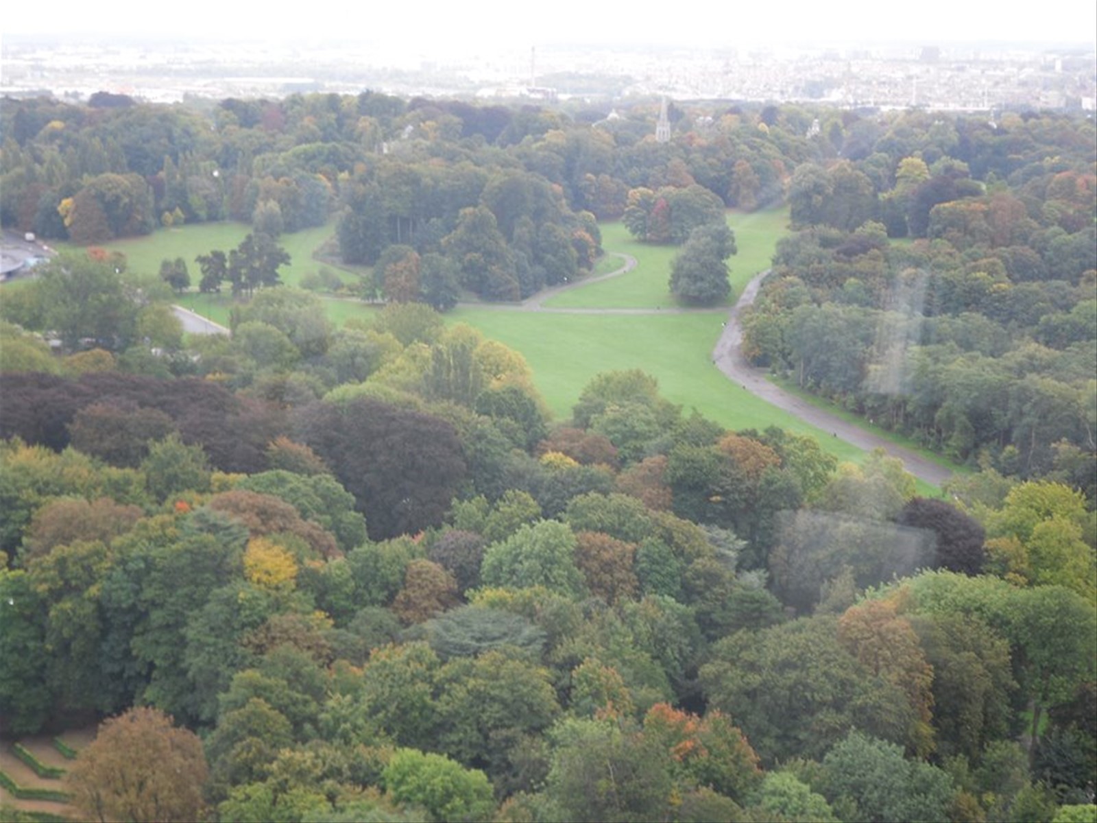 vista dall'atomium
