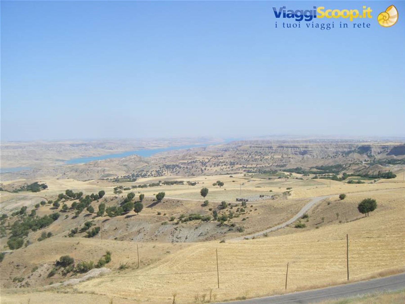 Arido paesaggio, vicino il Nemrut Dagi