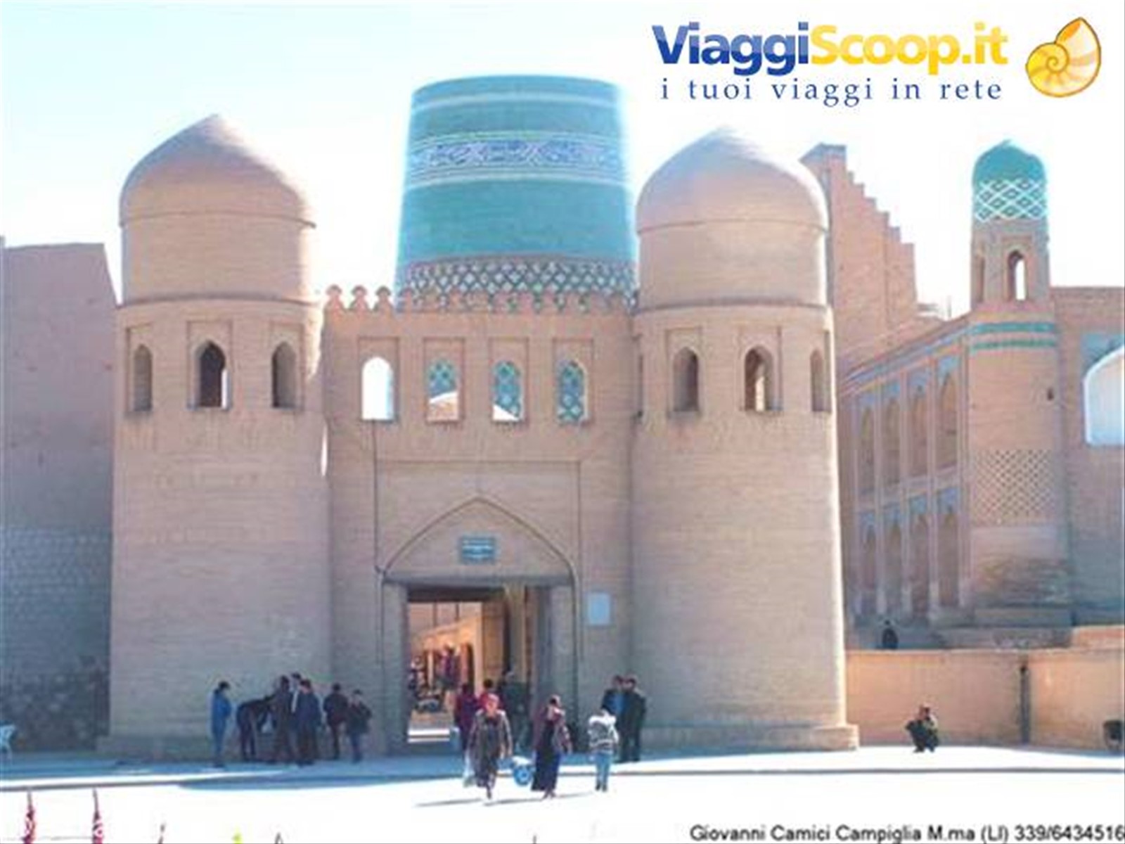 Khiva-entrata dalla porta Kukhana Ark