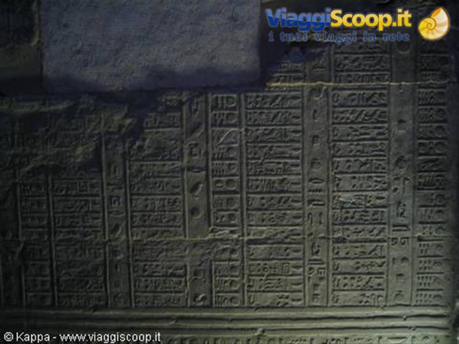 il 'calendario' all'interno del tempio di Kom Ombo