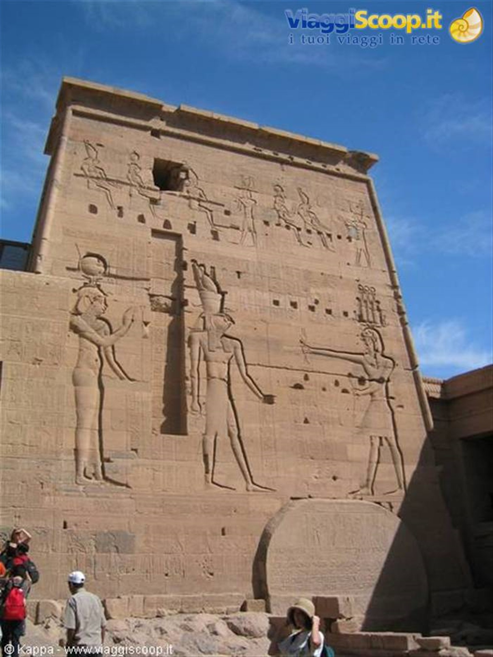 Particolare del tempio di Philae
