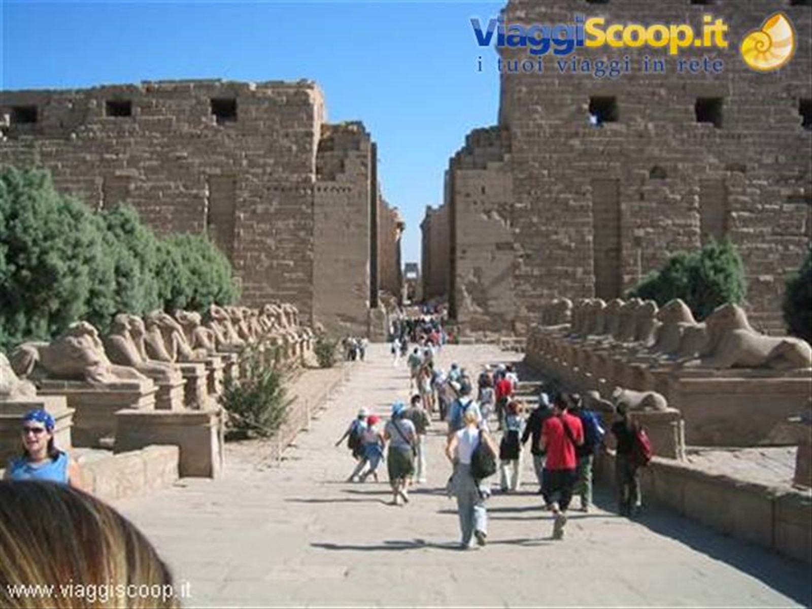 Tempio di Karnak: la "Via degli Dei"