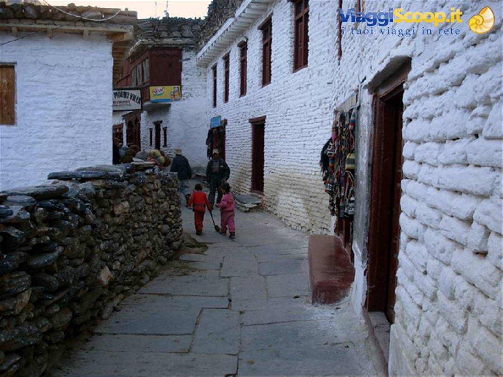 marpha strada nell villaggio