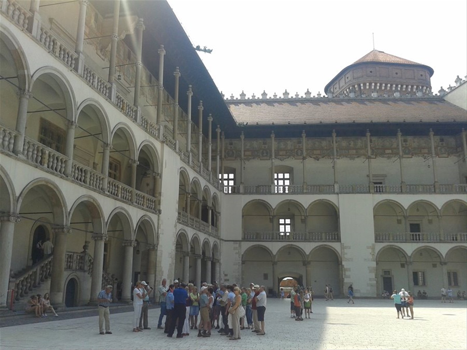 Castello di Wawel, cortile interno