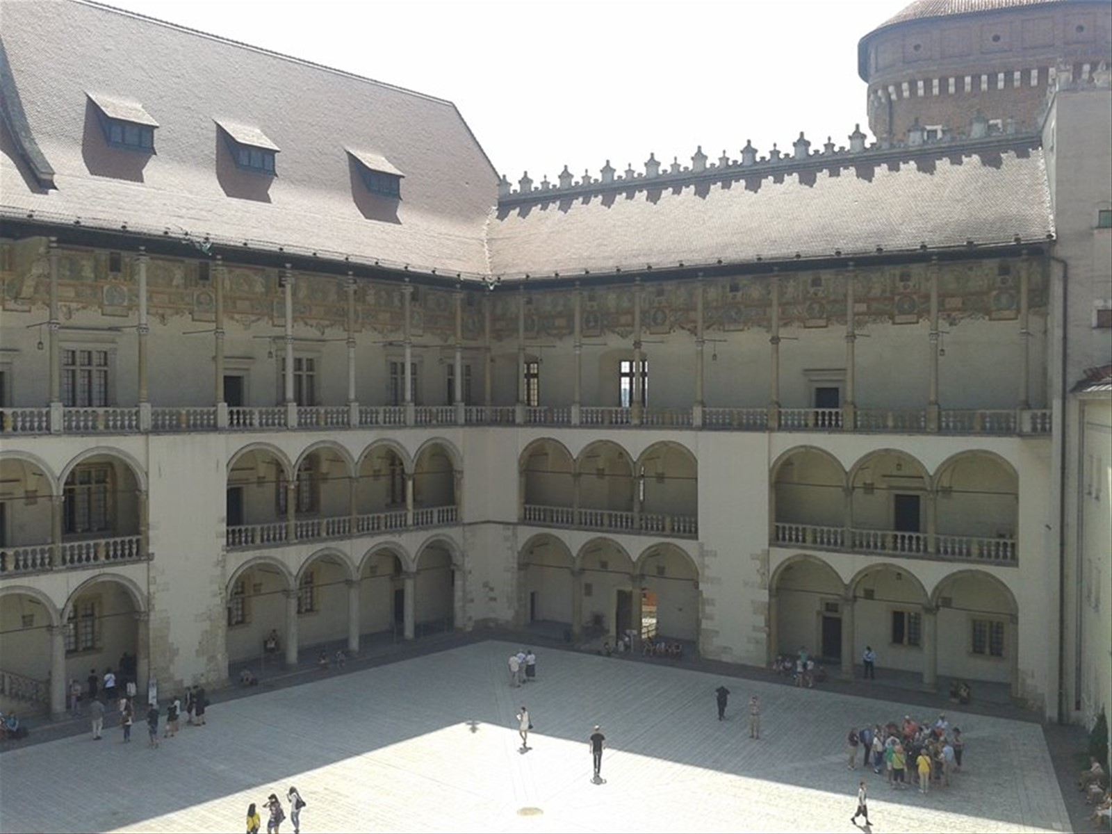 Castello di Wawel, cortile interno