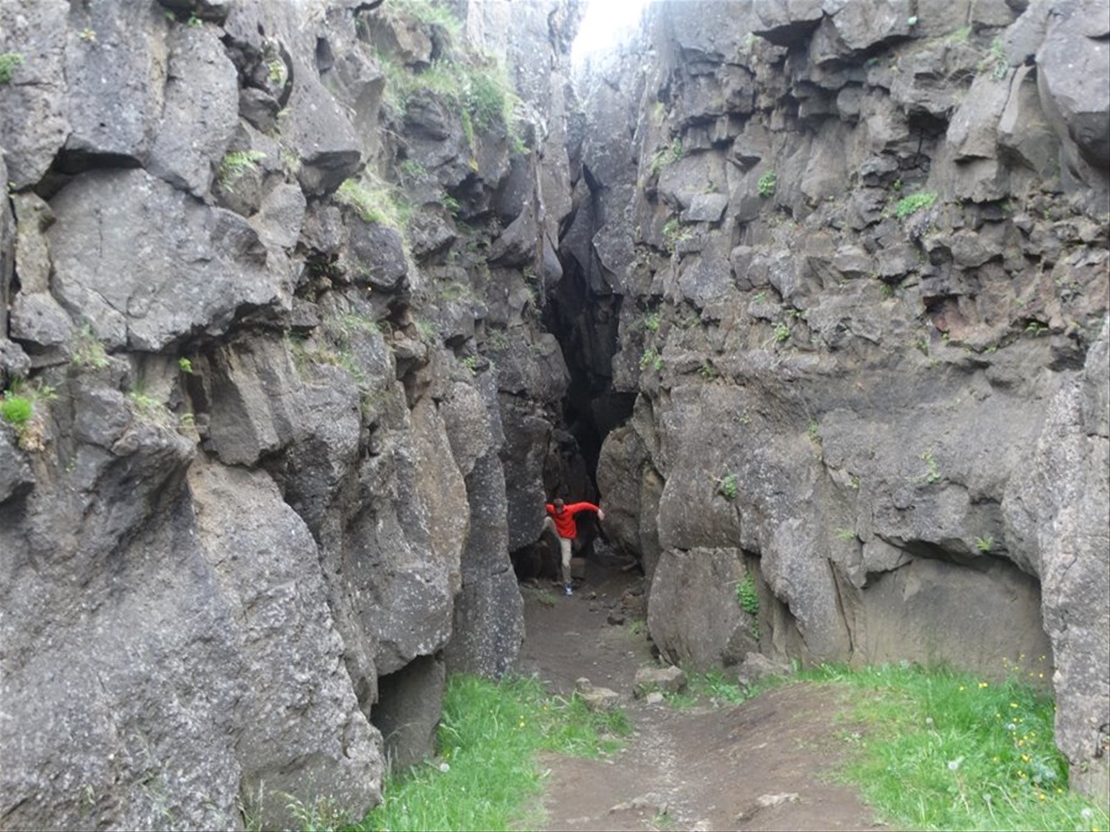 La faglia a Pingvellir!