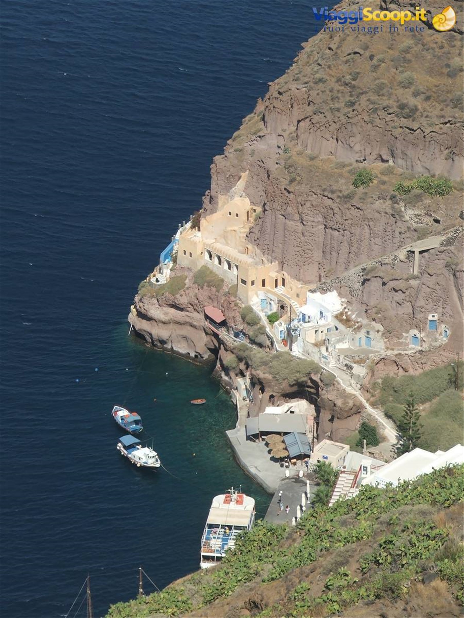 Santorini, Thira porto