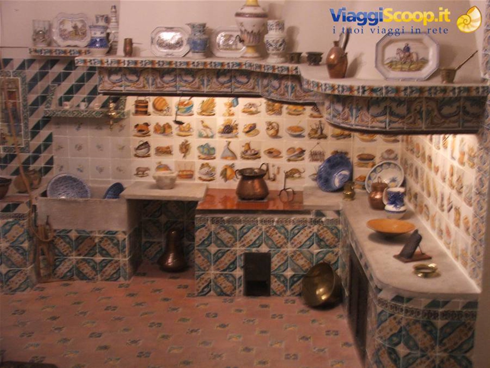 Museo della Ceramica, cucina museale