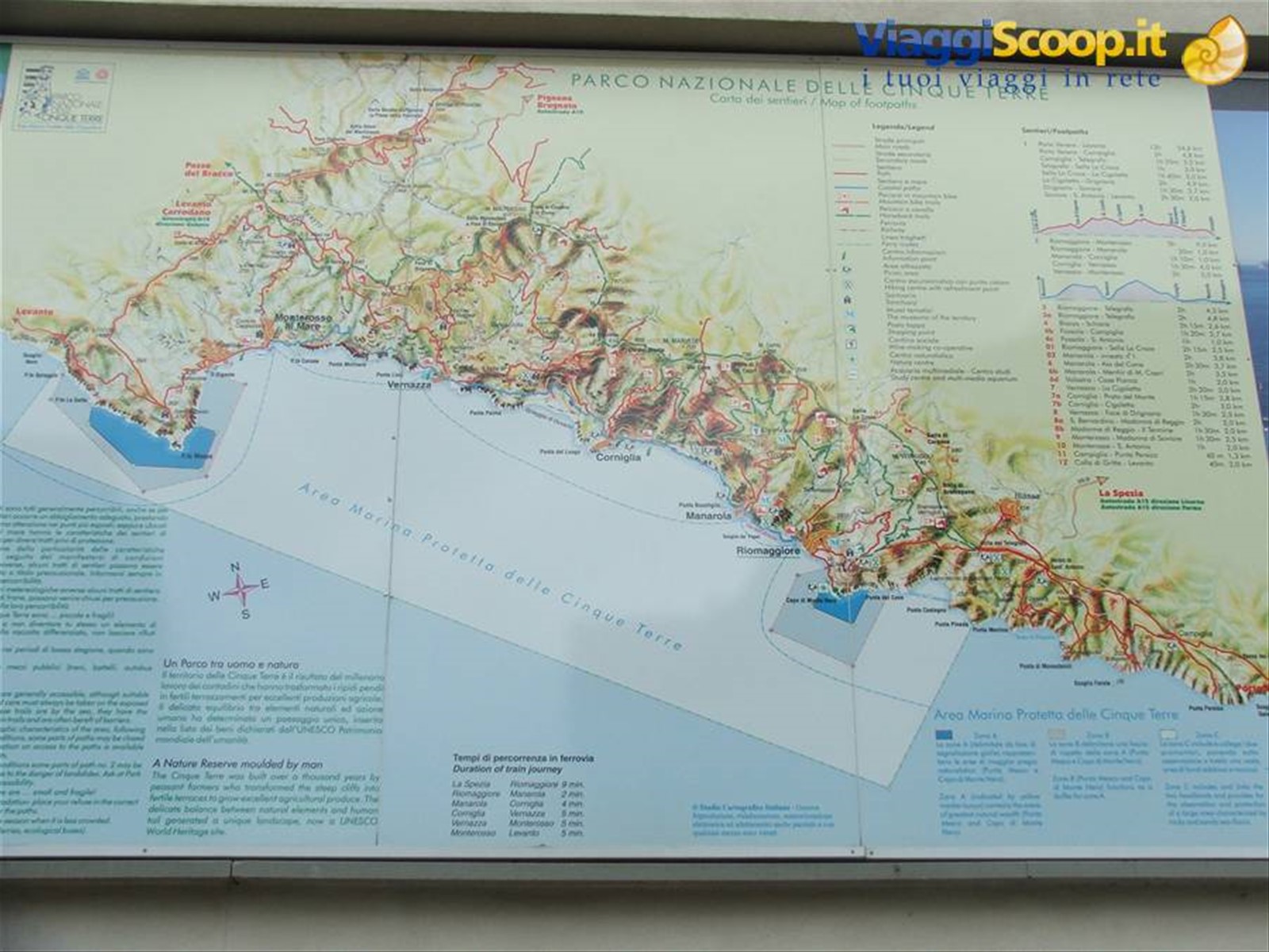 cartina del Parco