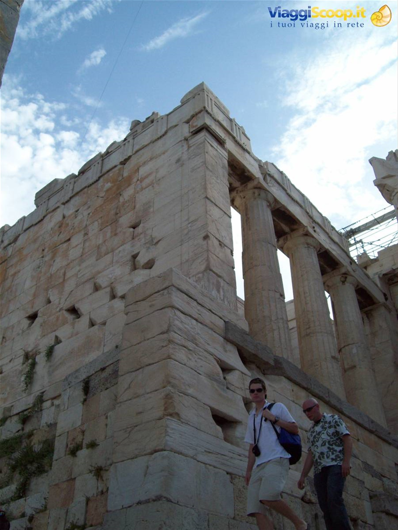 Atene l'Acropoli.. 40 gradi e sono solo le 9 del mattino