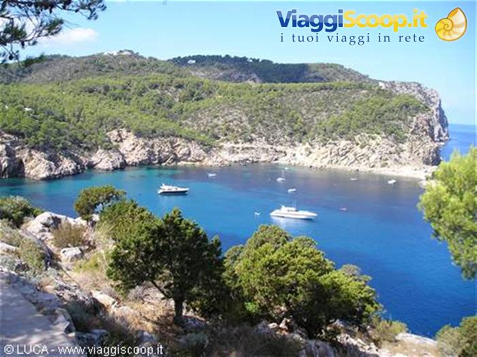 Una delle meravigliose baie dell'isola