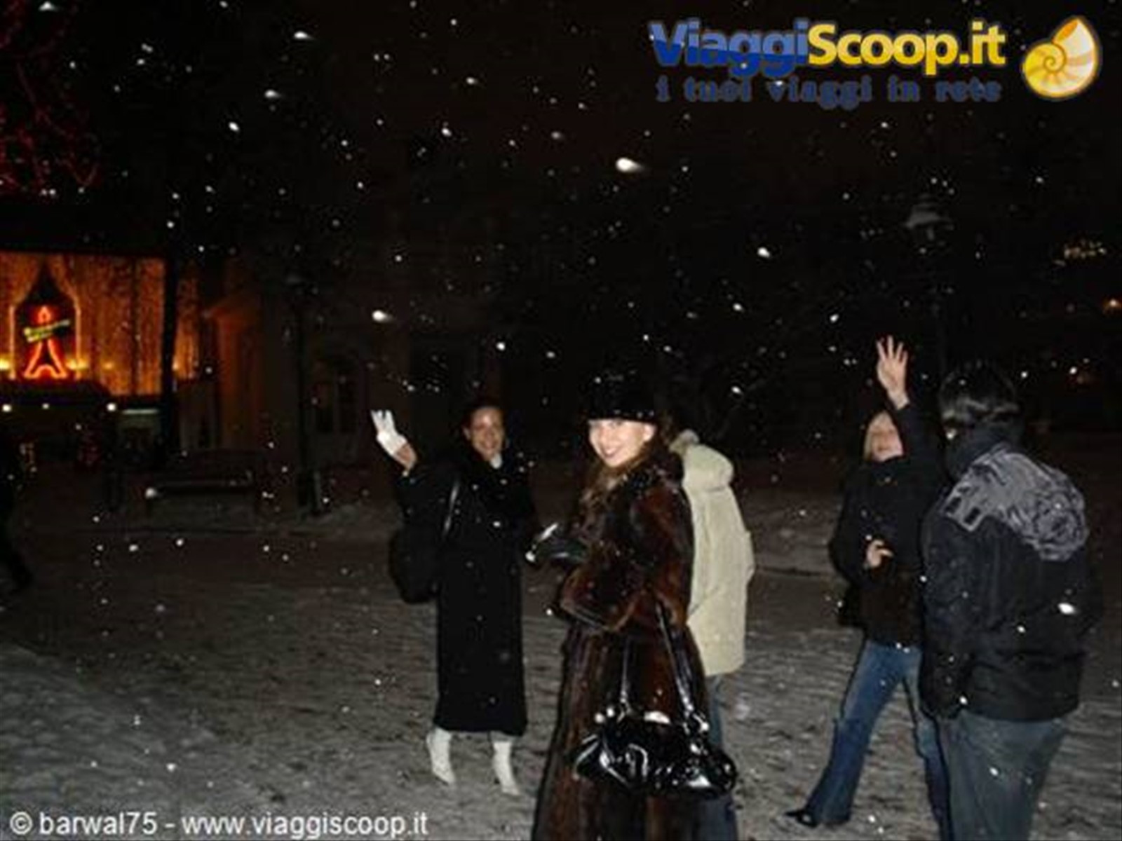 Per strada..sotto la neve
