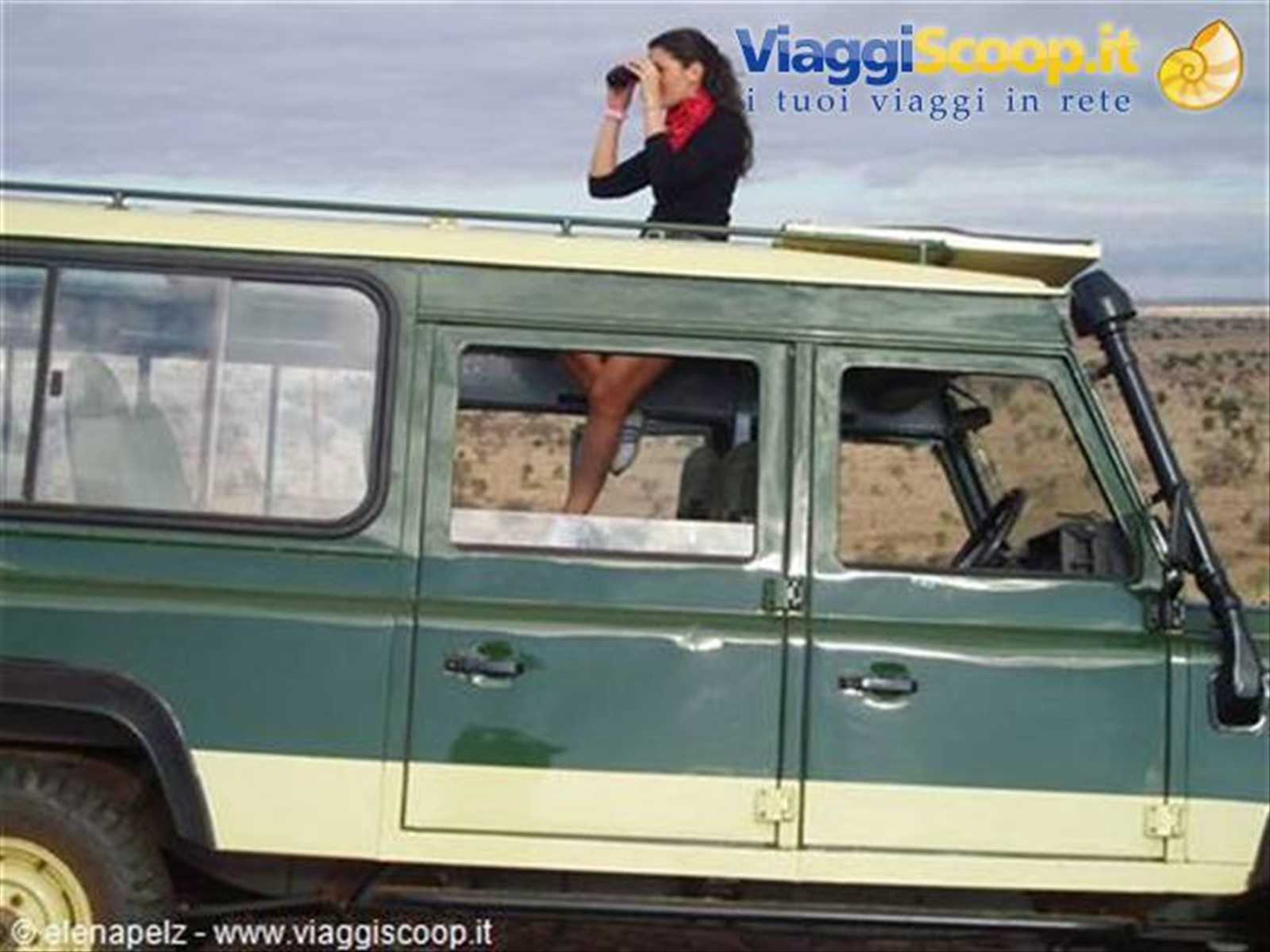 Sulla jeep a Lion's Rock